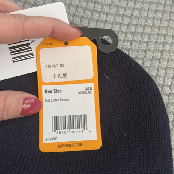 New with tags Navy Carhartt hat. - Picture 2 of 2
